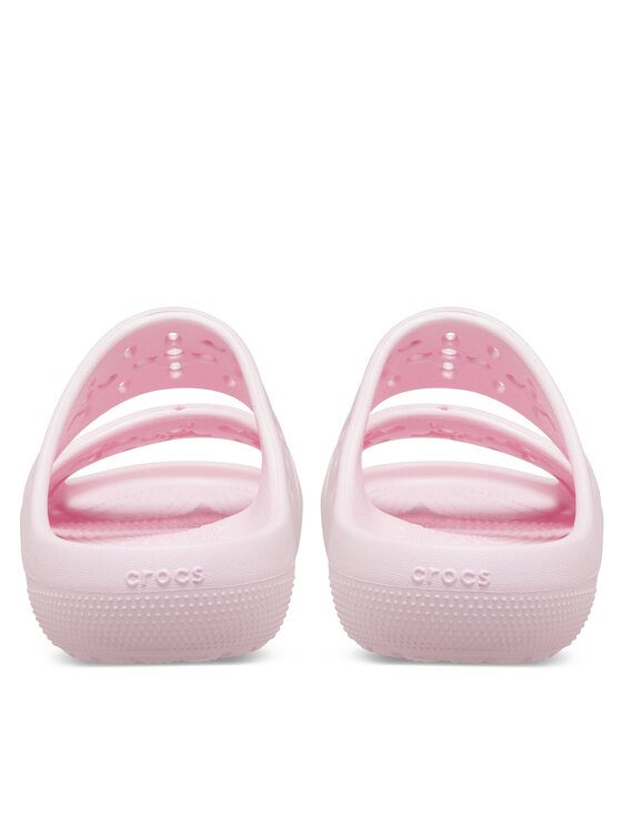 Crocs Crocs Natikači Classic Floral Cutout Sandal 210966 Roza