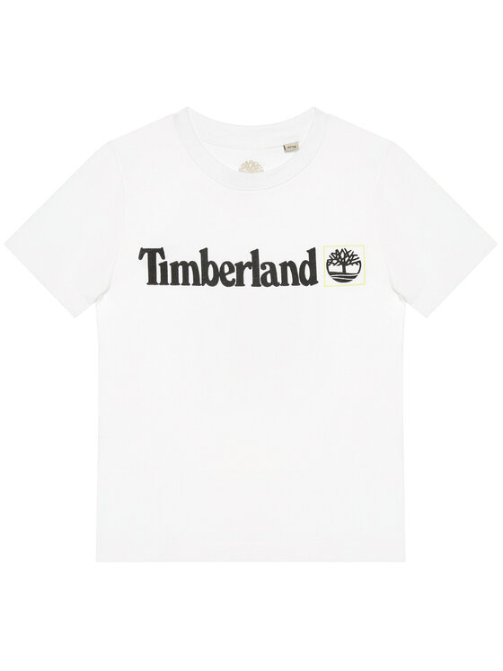 Timberland T-Shirt T45831 Λευκό Regular •
