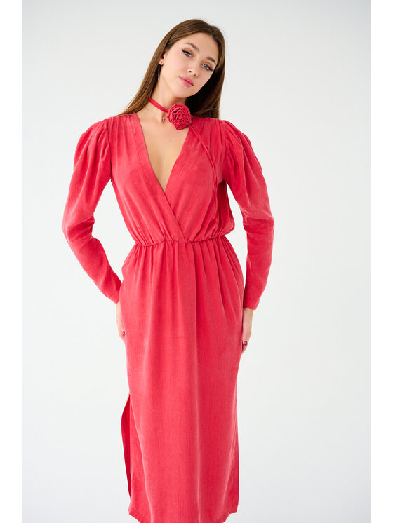 Leimann Leimann Sukienka koktajlowa Victoria Czerwony Feminine Fit