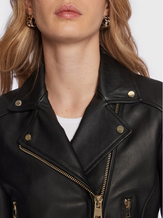 PINKO Pinko Nahkjope Sensibile 100267 Y6WL Must Regular Fit