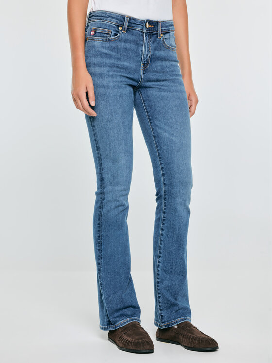BIG STAR BIG STAR Jeansy ADELA BOOTCUT Granatowy Bootcut Fit