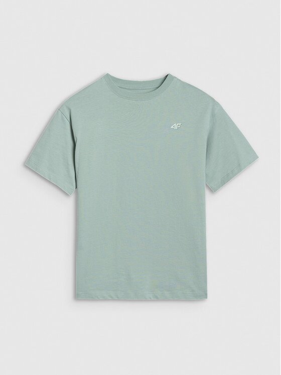 4F 4F T-Shirt 4FJWSS25TTSHF1851-47S Zielony Oversize