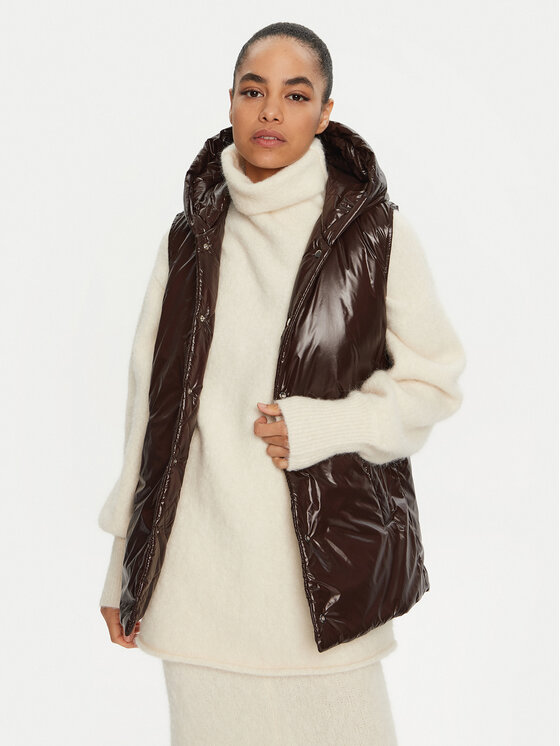 Marella Marella Bezrękawnik Midas 2423296027 Brązowy Regular Fit