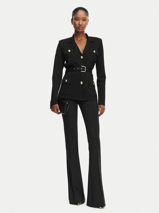 Elisabetta Franchi Elisabetta Franchi Giacca da abito MK-10B-62E2-V600 Nero Slim Fit
