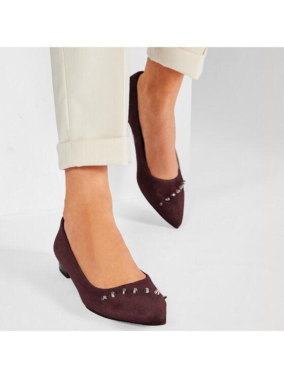 Gino Rossi Gino Rossi Ballerinas Adora DAI638-CN1-0760-7700-0 Dunkelrot