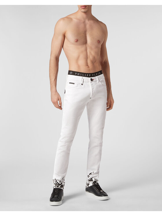 PHILIPP PLEIN PHILIPP PLEIN Jeans 5479 Bianco Straight Leg