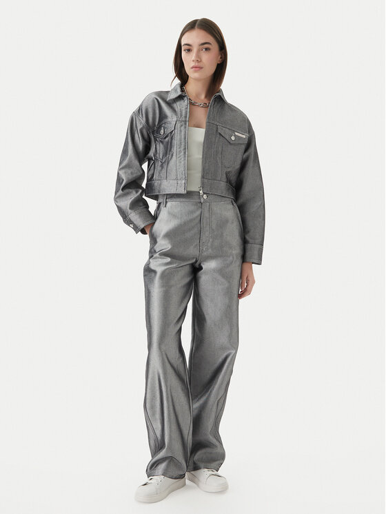 Calvin Klein Jeans Calvin Klein Jeans Blugi LV047E718G Gri Barrel Fit