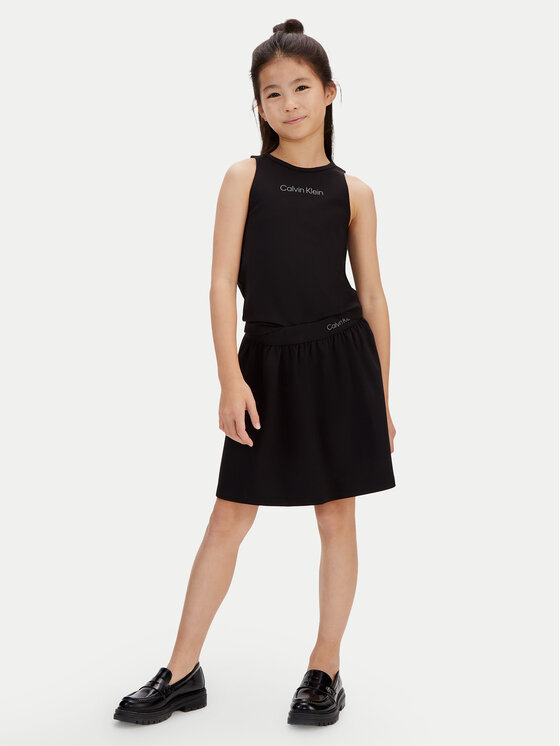 Calvin Klein Calvin Klein Sukně Punto Milano LVCKSJC20G Černá Regular Fit