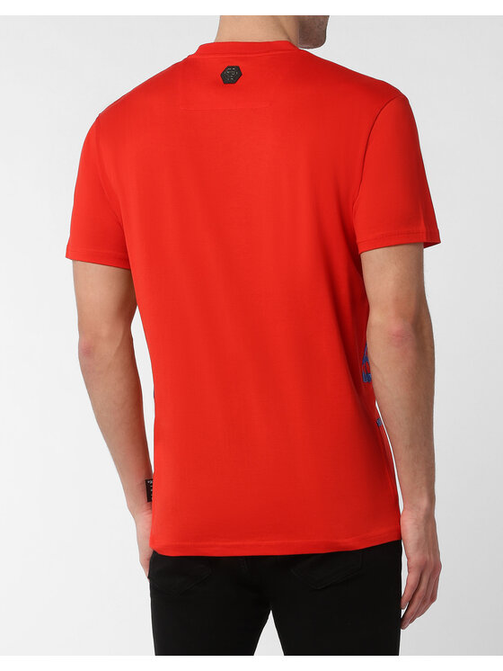 PHILIPP PLEIN PHILIPP PLEIN T-Shirt 2633 Czerwony Regular Fit