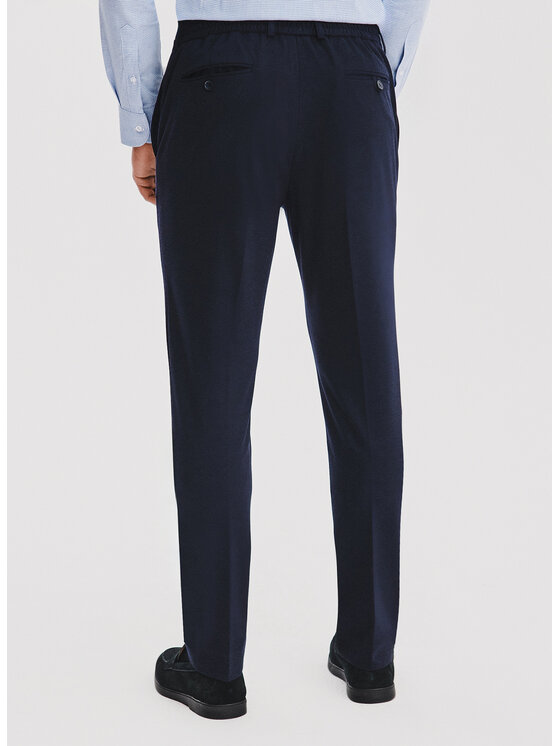 Pako Lorente Pako Lorente Spodnie materiałowe P25WF-WX-018 Granatowy Slim Fit