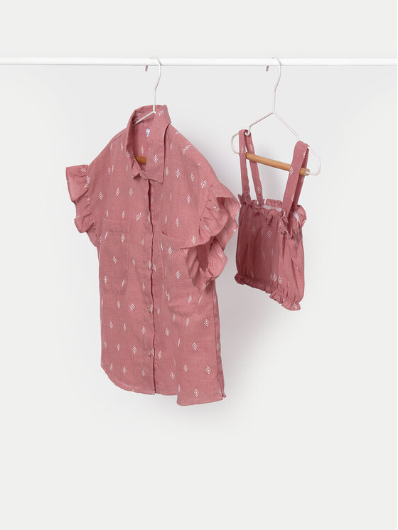 Mayoral Mayoral Bluse 6105 Rosa Regular Fit