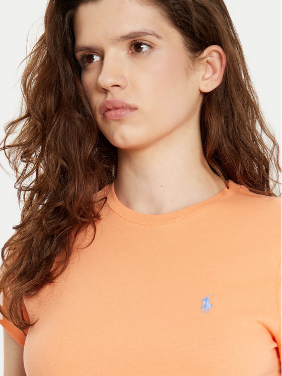 Polo Ralph Lauren Polo Ralph Lauren T-Shirt 211898698029 Pomarańczowy Regular Fit
