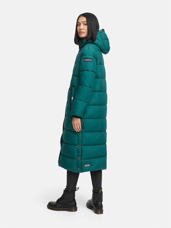 Navahoo Navahoo Kurtka zimowa Isalie Zielony Regular Fit