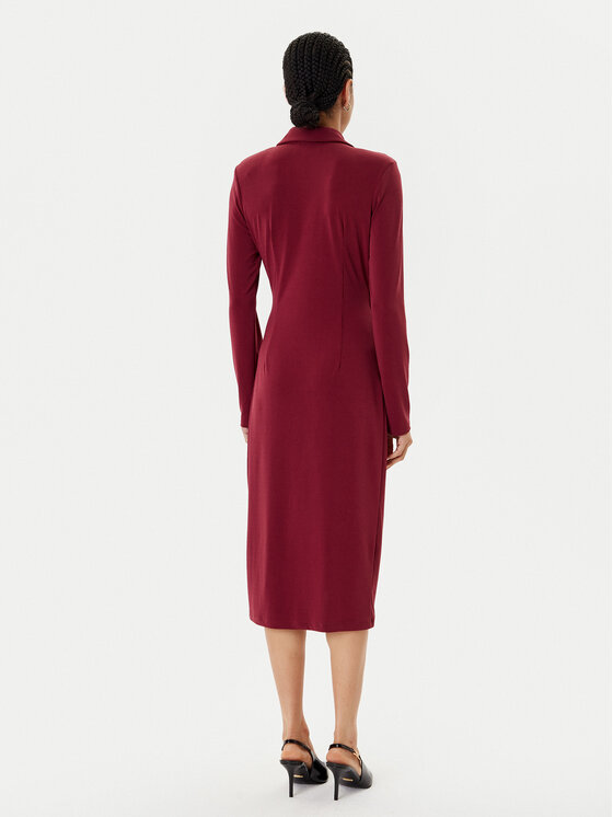 Joseph Ribkoff Joseph Ribkoff Koktejlové šaty 253145 Bordová Slim Fit