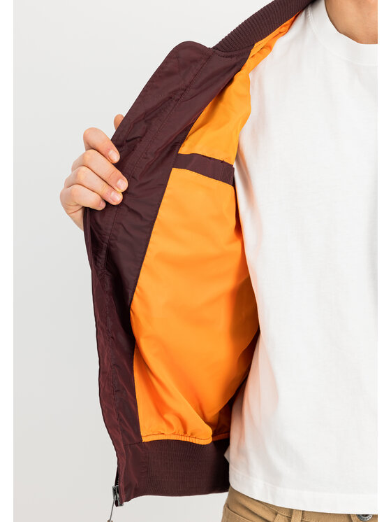 Alpha Industries Alpha Industries Bunda bomber MA-1 TT Light Bomber Jacket Červená Slim Fit
