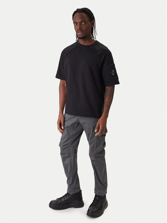 C.P. Company C.P. Company Spodnie materiałowe 20CMPA744A005694G Szary Regular Fit