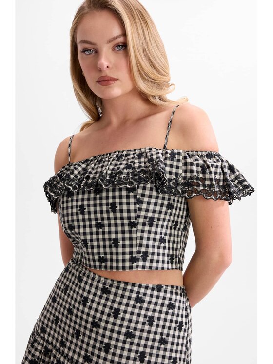 Guess Guess Top 182710 Czarny Classic Fit