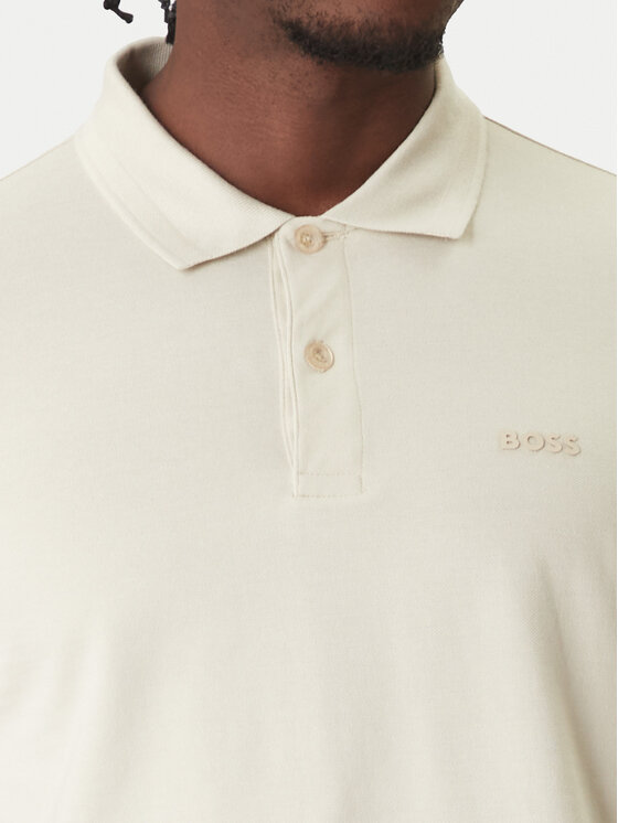 BOSS BOSS Tricou polo Pio 1 50554574 Bej Regular Fit