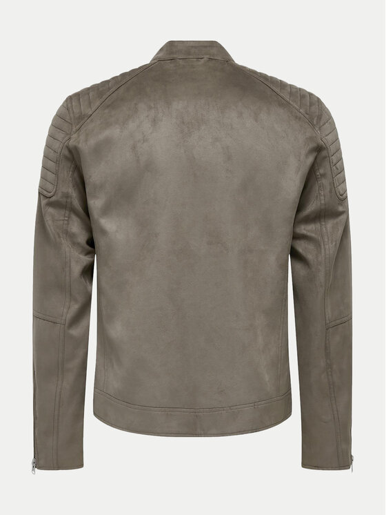 Only & Sons Only & Sons Dirbtinės odos striukė Gus 22029650 Smėlio Regular Fit