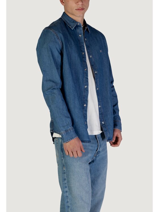 Tommy Jeans Tommy Jeans Πουκάμισο RGLR FIT MID B Μπλε To Fit