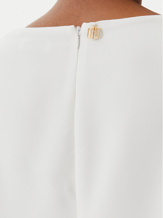 Fracomina Fracomina Rochie cocktail FR25SD1024W46001 Écru Regular Fit