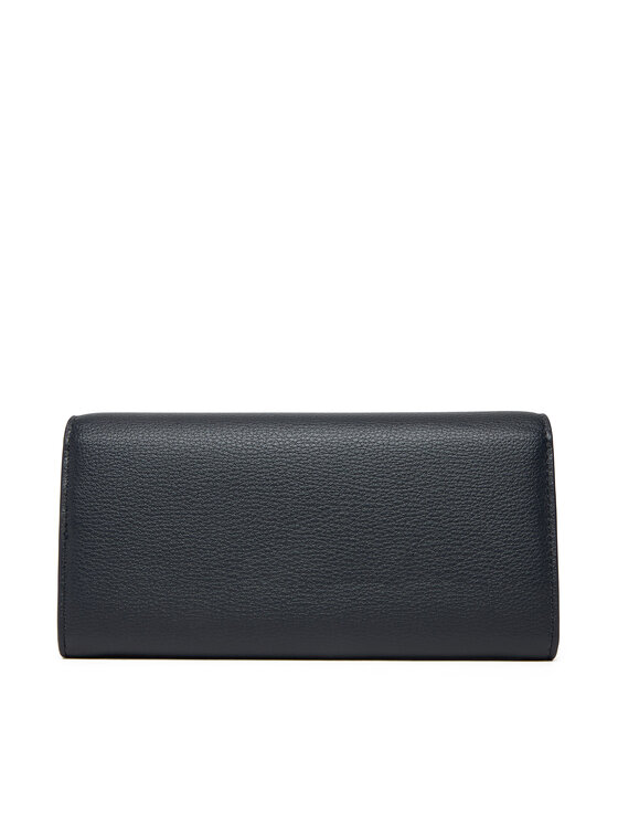 Tommy Hilfiger Tommy Hilfiger Голям дамски портфейл Th Flag Lrg Flap AW0AW17734 Тъмносин