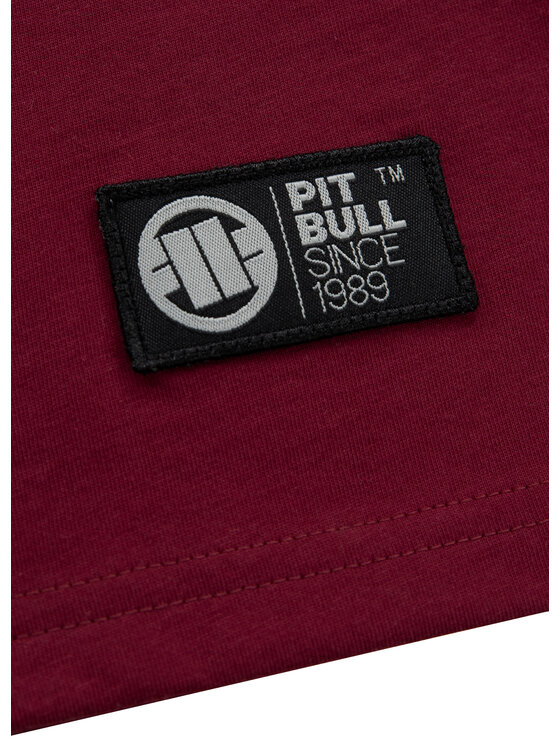 PITBULL PITBULL T-Shirt HILLTOP Bordowy Regular Fit