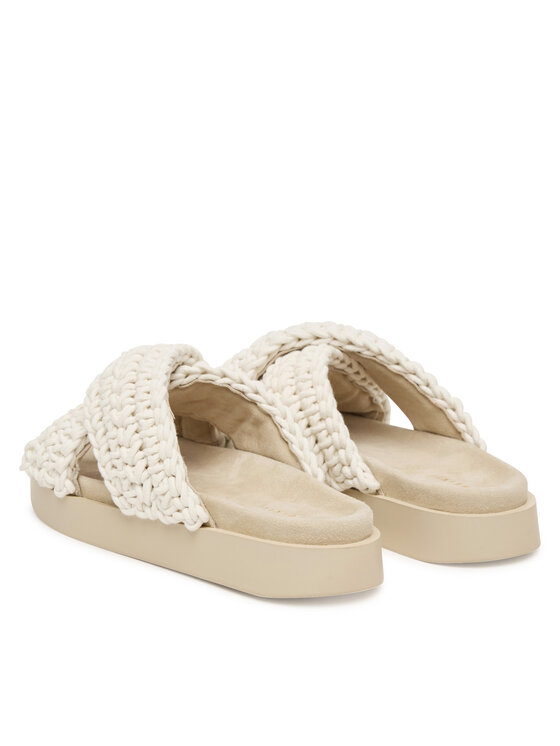 Inuikii Inuikii Şlapi Woven 1004.003.0062 Alb