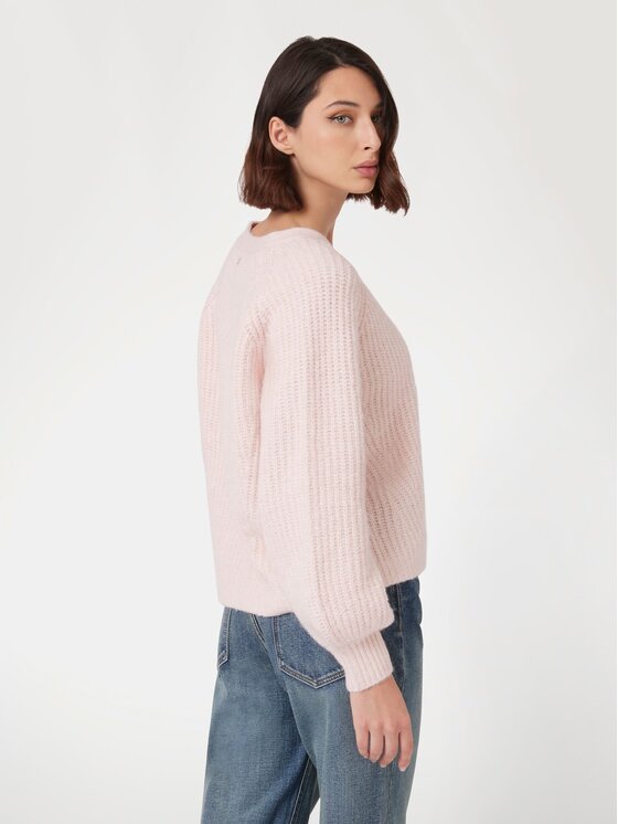 Guess Guess Sweter 170577 Różowy Classic Fit