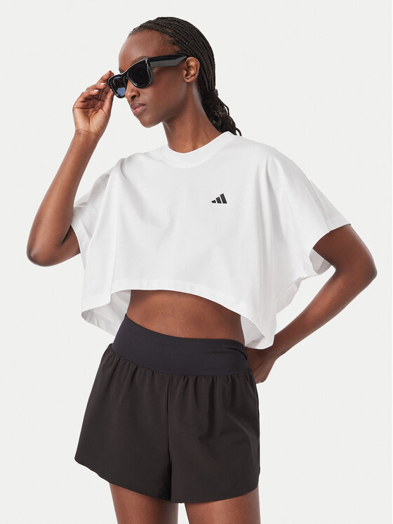 adidas adidas T-Shirt Primelift Workout Graphics T-Shirt KV1570 Biały Regular Fit