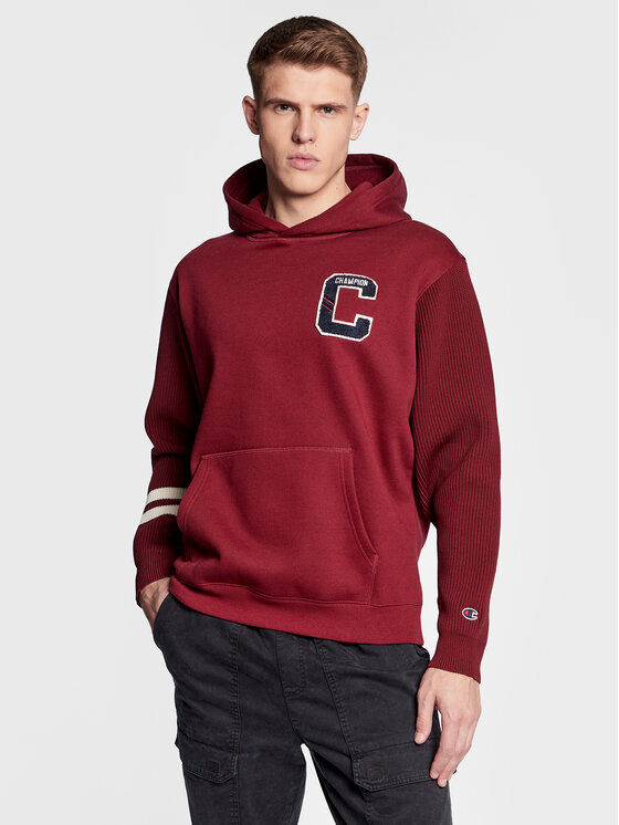 Champion Bluză Bookstore Logo 217884 Vișiniu Custom Fit