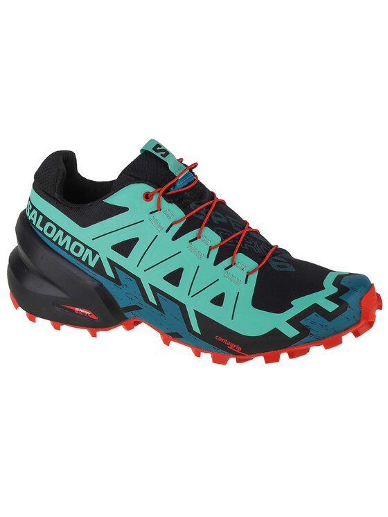 Buty do biegania, rozmiar 39/1/3, Zielone, Salomon Speedcross 6 W