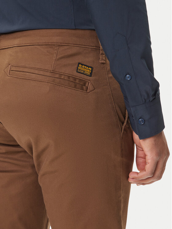 G-Star Raw G-Star Raw Chino Chino 3.0 D25179-C105 Smeđa Slim Fit