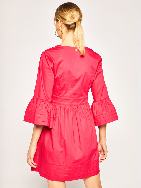 TWINSET TWINSET Každodenní šaty 201TT2072 Růžová Regular Fit