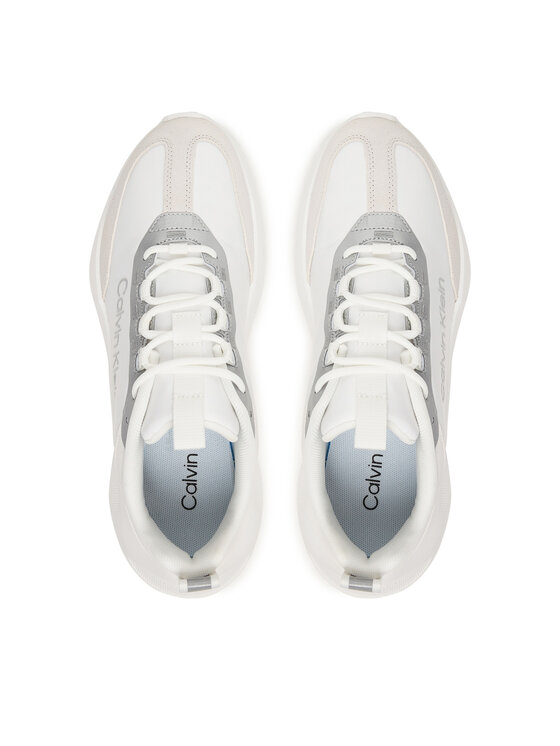 Calvin Klein Calvin Klein Сникърси Light Eva Runner Nyl-Sue HW0HW03149 Бял
