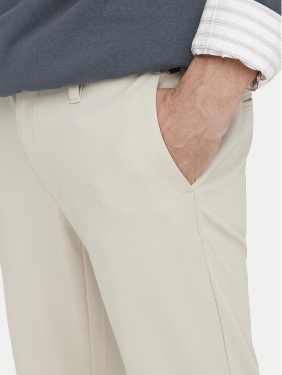 Only & Sons Only & Sons Chino nohavice Mark 22010209 Écru Slim Fit
