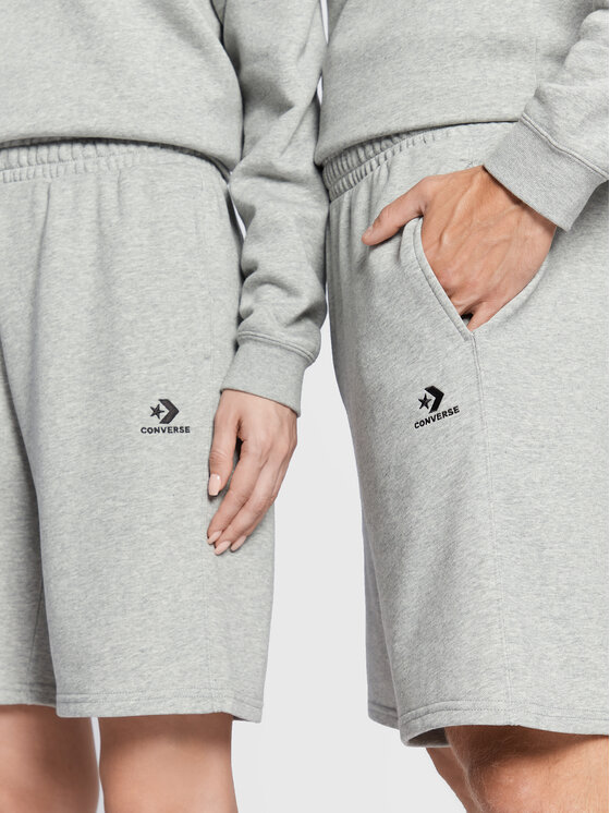 Converse Converse Sportshorts Unisex Core 10023875-A02 Grau Regular Fit