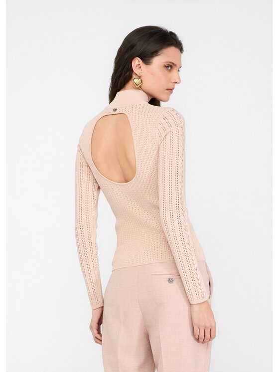 Liu Jo Liu Jo Cardigan CF5087MS46MX0719 Rosa Slim Fit