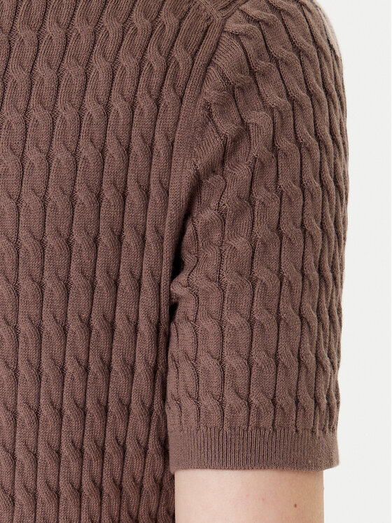 Tommy Hilfiger Tommy Hilfiger Kardigán WW0WW45707 Hnedá Slim Fit