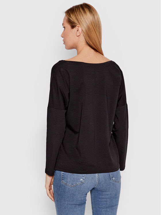 Blusa Simple Way DK-004 Nero Relaxed Fit