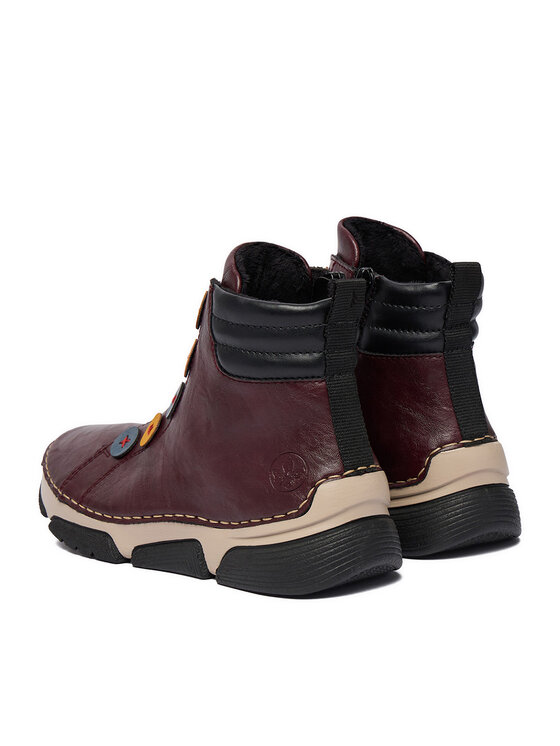 Rieker Rieker Botki CEO-45977-30 Bordowy