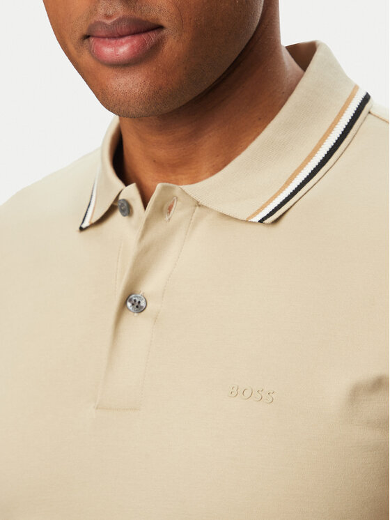 BOSS BOSS Polo marškinėliai Penrose 38 50469360 Smėlio Slim Fit