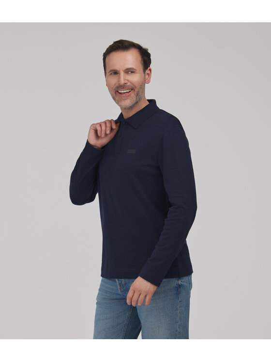 Lee Cooper Lee Cooper Polo MARIO Granatowy Regular Fit