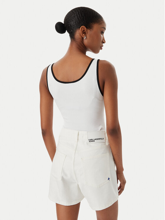 Karl Lagerfeld Jeans Karl Lagerfeld Jeans Body A2W17021 Weiß Slim Fit