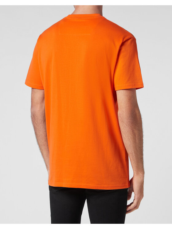 PHILIPP PLEIN PHILIPP PLEIN T-Shirt 2147 Pomarańczowy Regular Fit