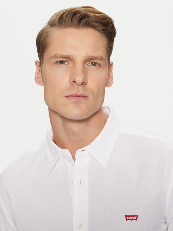 Levi's® Levi's® Cămașă Long Sleeved Shirt 86625-0002 Alb Slim Fit