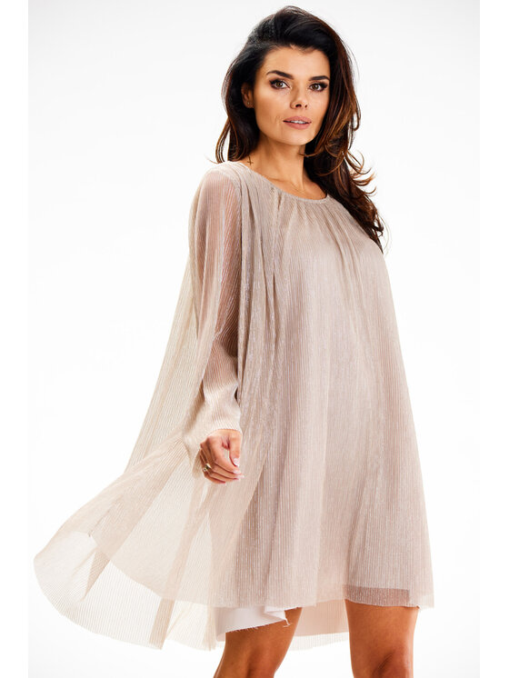 Awama Awama Abito da sera A628 Beige Basic Fit