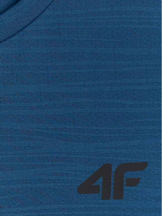 4F 4F Koszulka techniczna active Granatowy Regular Fit