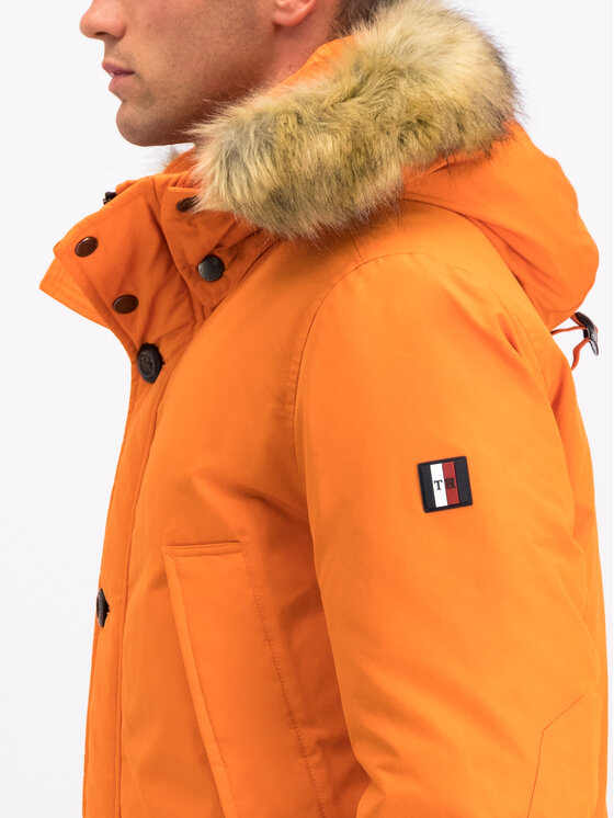 Tommy Hilfiger Giubbotto invernale Hampton MW0MW11502 Arancione Regular Fit Modivo