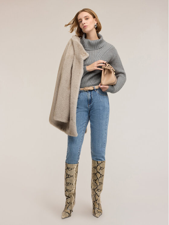 Motivi Motivi Maglione M529W003631N023 Grigio Regular Fit